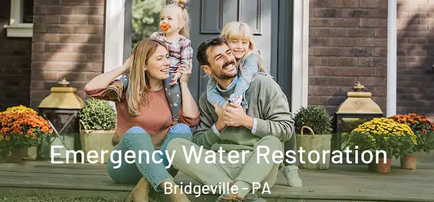  Emergency Water Restoration Bridgeville - PA