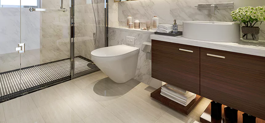 Burst Pipe Bathroom Cleanup in Bridgeville